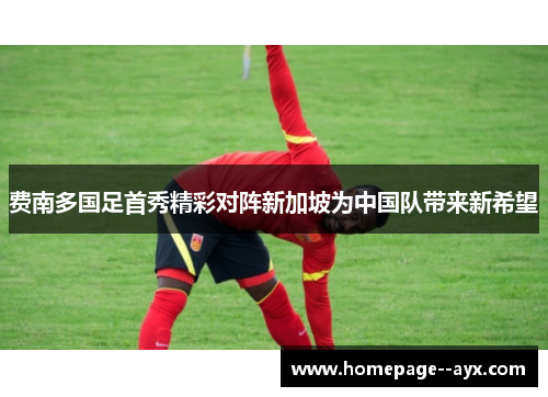 费南多国足首秀精彩对阵新加坡为中国队带来新希望